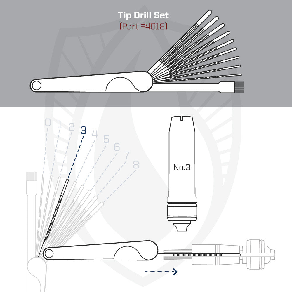 Tip Drill Set #4018